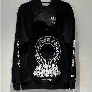 Chrome Hearts Black Hoodie unisex